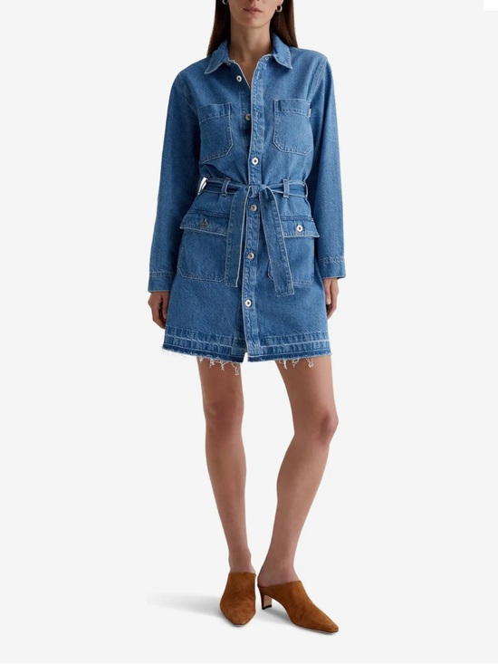Ag Adriano Goldschmied Dresses & Skirts - Ag Adriano Goldschmied Blue Denim Shirt Dress